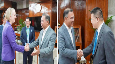 প্রধানমন্ত্রীর সঙ্গে চীন ও যুক্তরাজ্যের রাষ্ট্রদূতের সাক্ষাৎ
