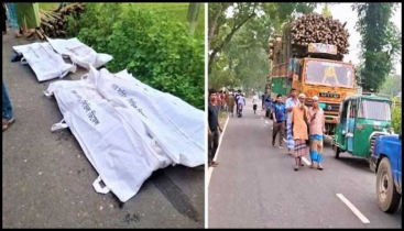 টাঙ্গাইলে দাঁড়িয়ে থাকা ট্রাকে পিকআপের ধাক্কায় নিহত ৪