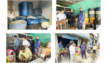পাবনায় অবৈধভাবে তেল মজুতের দায়ে ৫০ হাজার টাকা জরিমানা